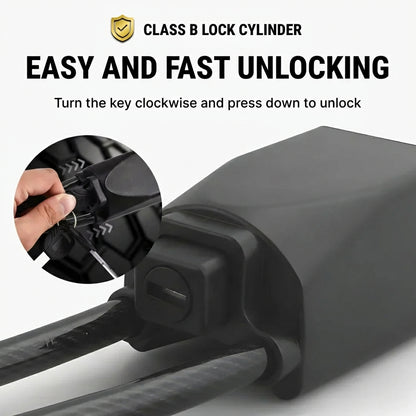 VaultLock™ - Military-Grade Steering Wheel Lock (Anti-Theft)